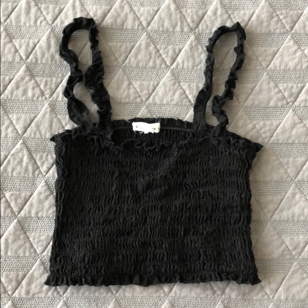 Black Crop Top